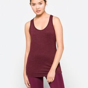 EUC Burgundy Gaiam tank L